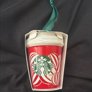 Starbucks Red Holiday Ornament